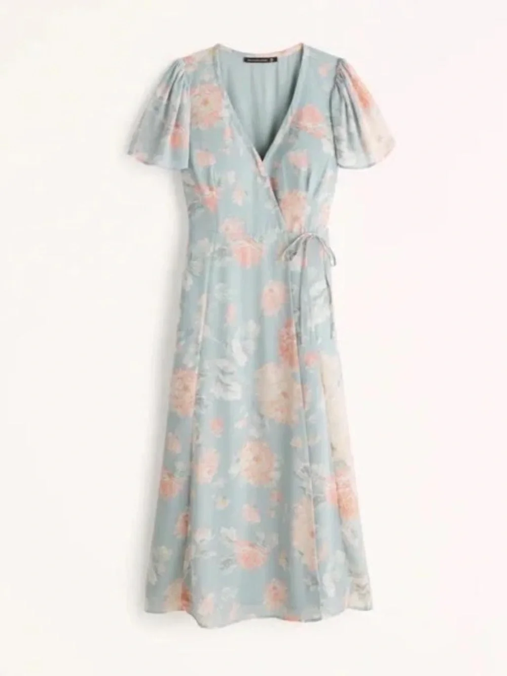 Abercrombie Angel Wrap Floral Midi Dress